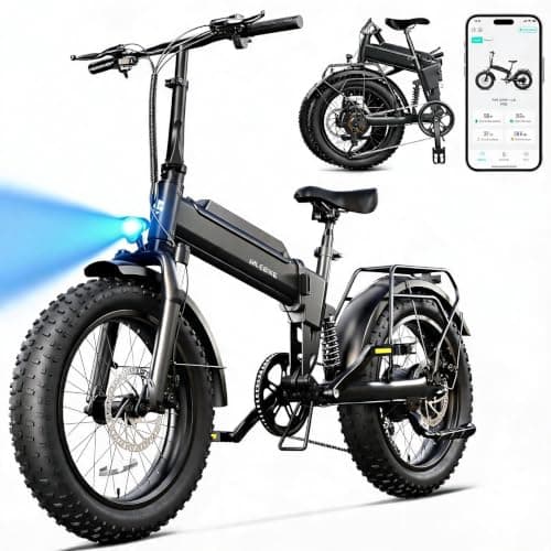TST Electric Bike for Adults, 1500W Folding E Bike Removable Battery 40/60 Mile Range, 20x4 Fat Tire Ebike for Commute, Electric Bicycle with LCD Display 7-Speed SGS Certified to UL2849