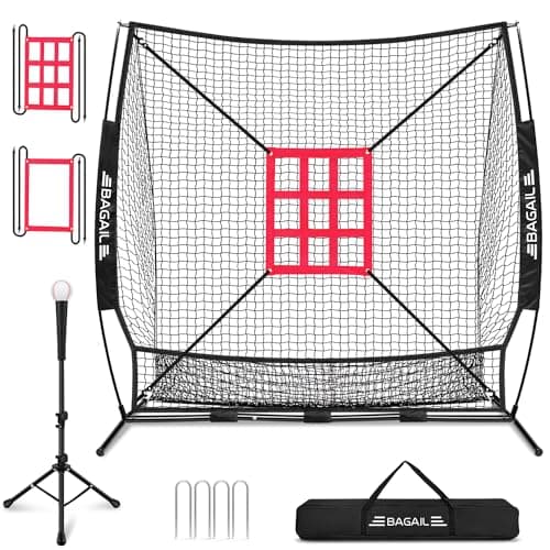 BAGAIL 7x7 ft Baseball & Softball Training Net