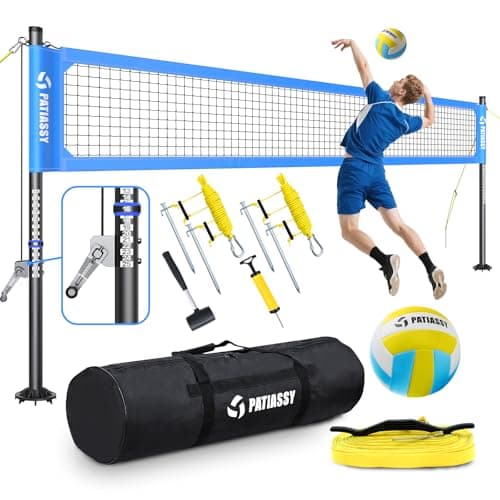 Professional Heavy Duty Volleyball Net Set for Backyard Outdoor