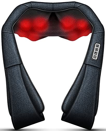 Mo Cuishle Father's Day Dad Gifts, Shiatsu Neck and Back Massager with Heat – Deep Kneading for Shoulder – Ideal Gift for Husband Men Women Mom Him Her – Perfect for Christmas, Mothers Day, Birthdays