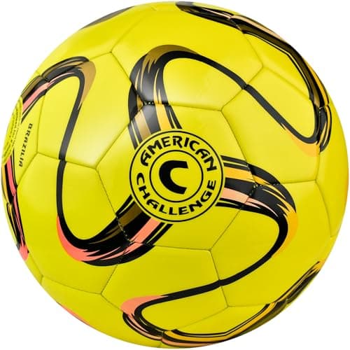 American Challenge Brasilia Soccer Ball Size 3, Lemon