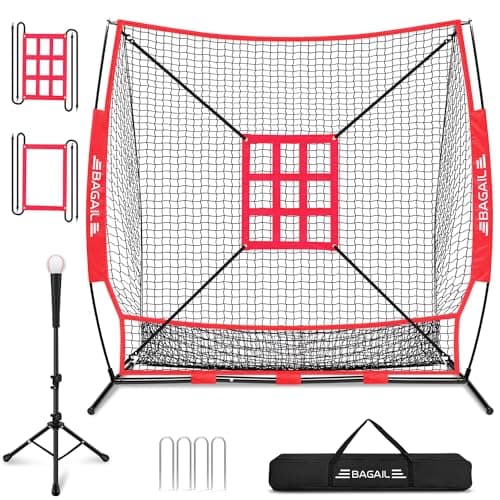 BAGAIL 7x7 ft Baseball & Softball Training Net