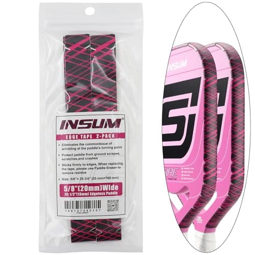 INSUM Pickleball Paddle Edge Guard Tapes Protection Tapes, Pre-Cut V, 20/23/26mm Width Protective Tapes for All Thickness Edges