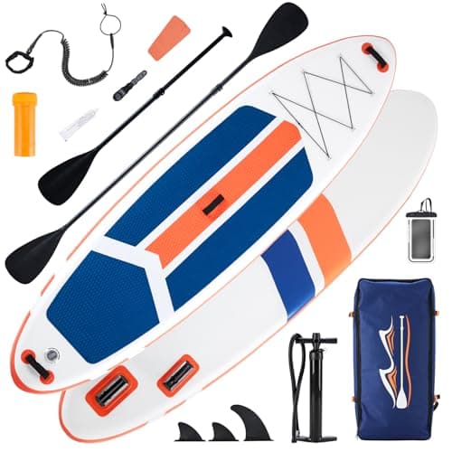 DUMOS 10.5'x33'' Inflatable Stand Up Paddle Board for All Skill Levels