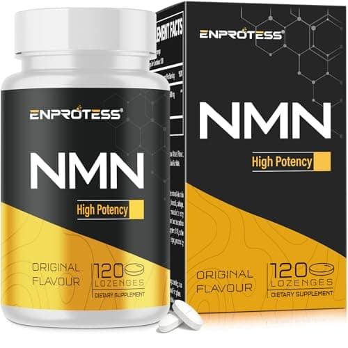 Sublingual NMN 500mg, Max Absorbency & Fast-Acting NMN Supplement(120-Day Supply), 99% Pure NMN (Nicotinamide Mononucleotide) for NAD, Cell, Immune, Energy, Muscle, Anti-Aging, Longevity, 120 Lozenges