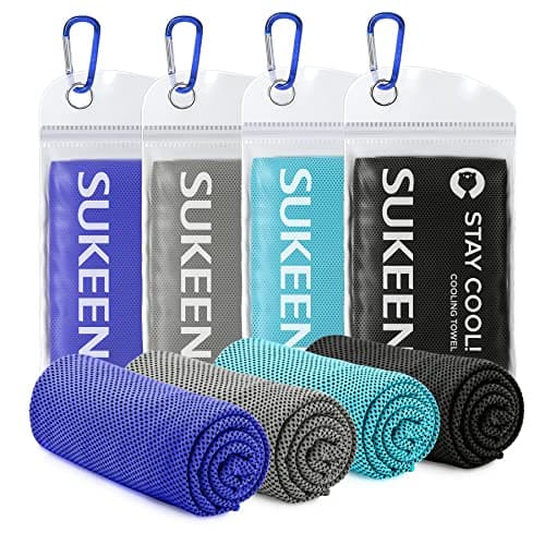 Sukeen Cooling Towel for Neck and Face (40"x12"), Microfiber Bulk Cooling Towels for Athletes Cooling Neck Wraps Instant Cooling Towels for Yoga,Gym,Golf,Running,Fitness and Workout