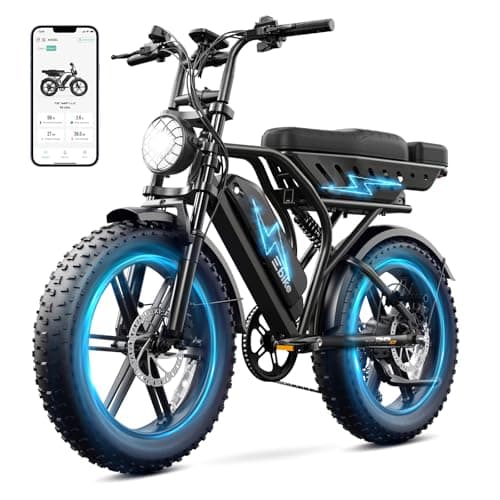 TST 1500W Peak Electric Bike for Adults, 20" Fat Tire, 48V 30Ah, 130 Miles