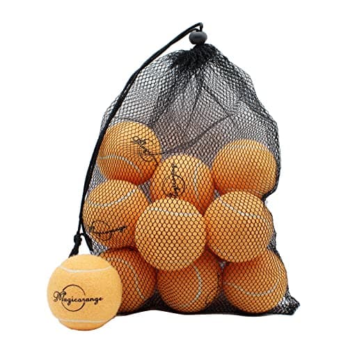 Magicorange Tennis Balls 12 Pack for Training & Pet Playing,Orange