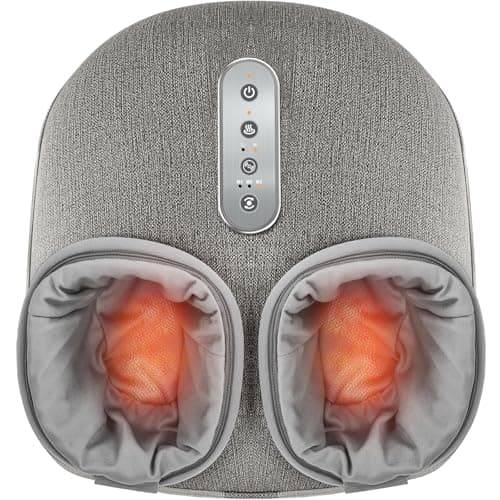 Medcursor Foot Massager with Heat - Shiatsu Deep Kneading, Delivers Relief for Tired Muscles and Plantar, Multi-Level Settings & Adjustable Intensity for Home, Gifts for Women Mom