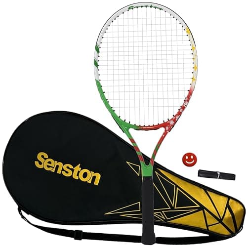 Senston 25" Tennis Racket for Kids Children Boys Girls Tennis Racquets Kids Tennis Racket Christmas Color