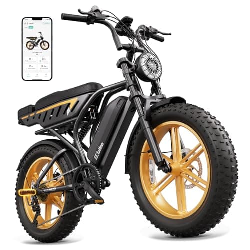 TST Electric Bike for Adults, 1500W Peak Motor Ebike with 48V 15Ah Built-in Battery, 60 Miles Range 28 MPH Electric Bicycle, 20" Fat Tire E Bike with Rear Seat