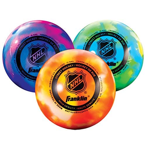 Franklin Sports NHL Extreme Color Street Hockey Balls - 3 Pack